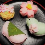 【フェルト和菓子】フェルト和菓子～桜4種【作ってみた】